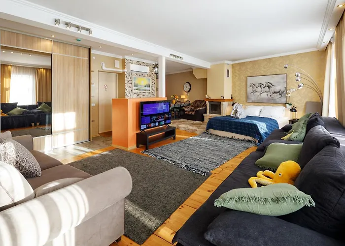 Daugava Rrlux Fire Place Free Parking * Riga