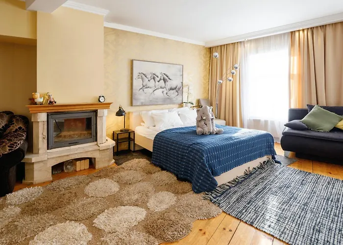 Daugava Rrlux Fire Place Free Parking *